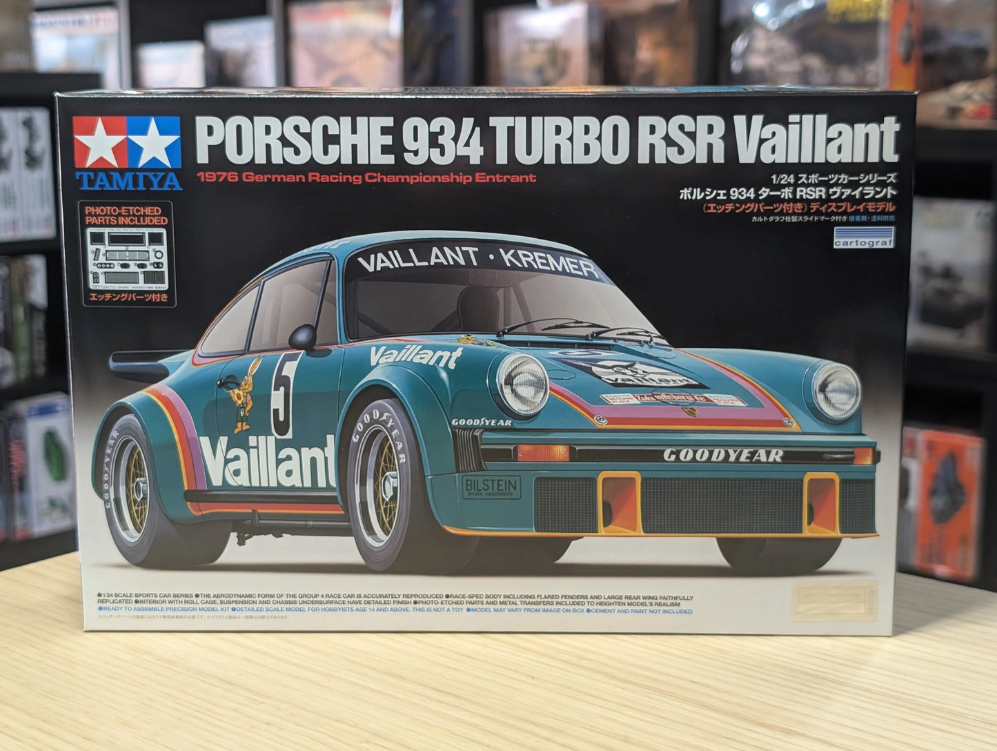 Tamiya 1/24 Cars - 1/24 Porsche 934 Vaillant - 24334 - Product Image