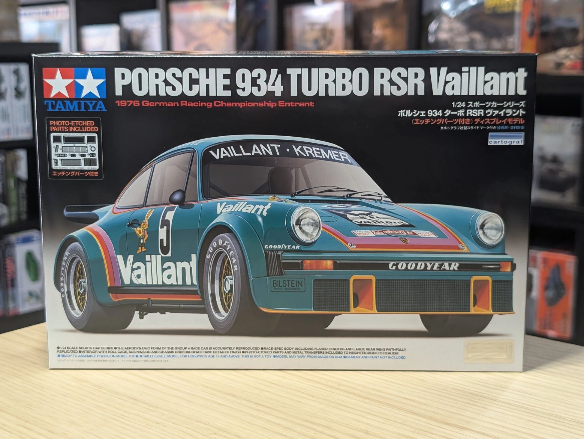 Tamiya 1/24 Cars - 1/24 Porsche 934 Vaillant - 24334 - Product Image