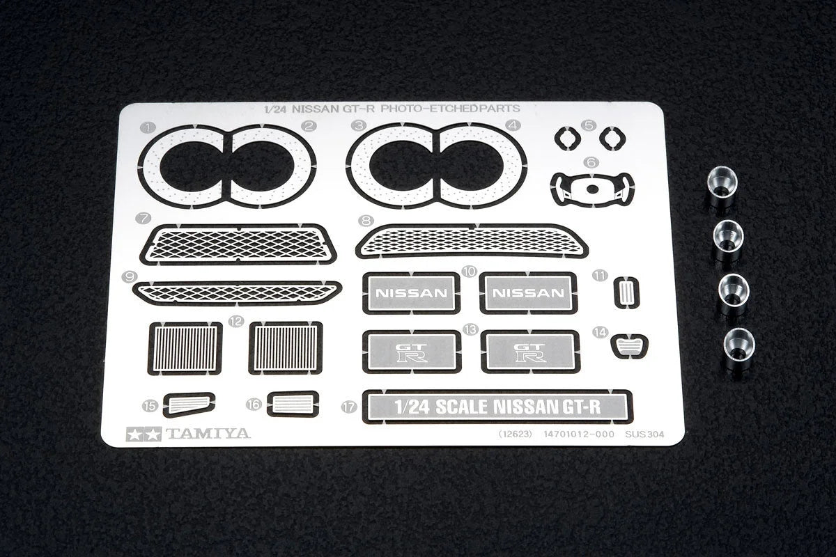 Tamiya 1/24 Cars - Nissan GT-R Photo Etched Parts - 12623 - Product Image
