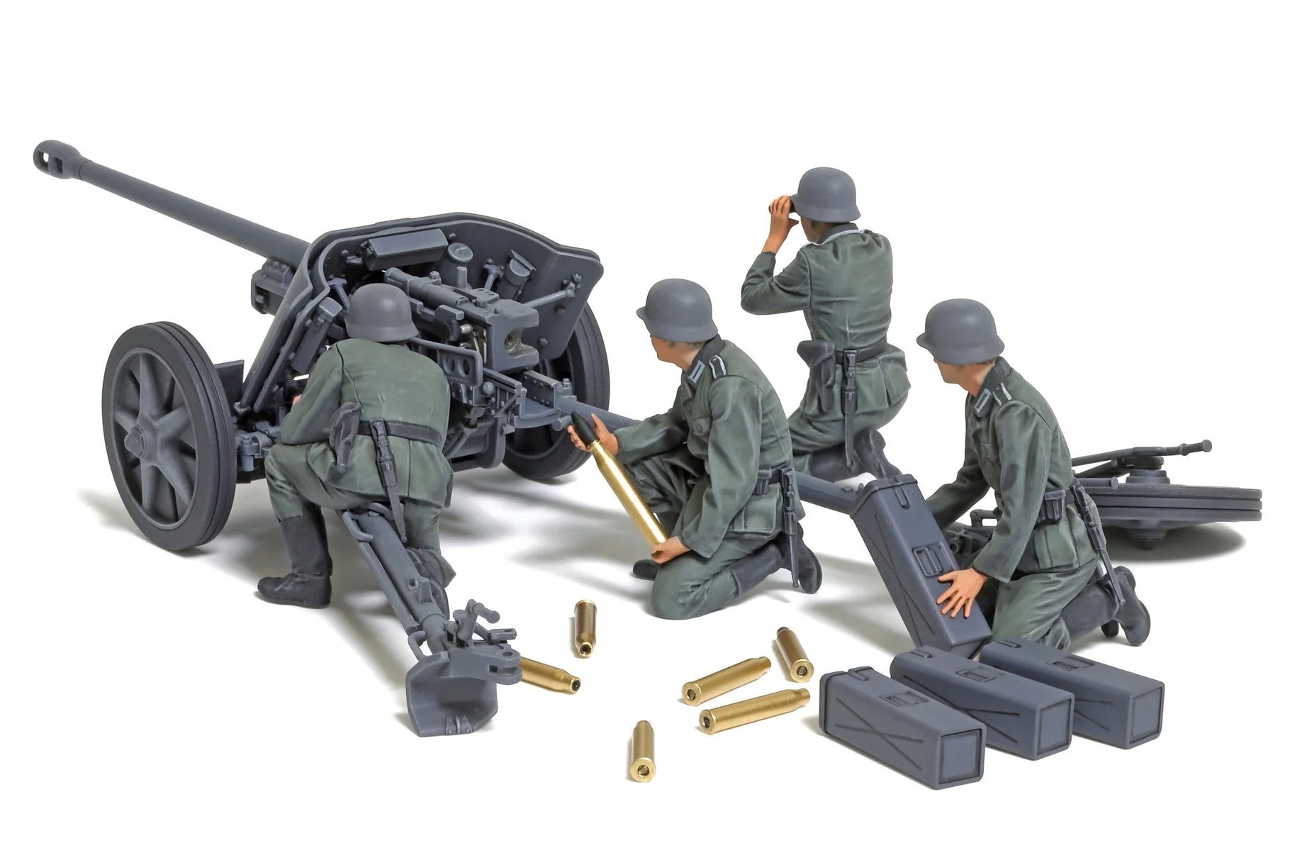 Tamiya 1/35 Military - 1/35 German Anti-Tank Gun 5cm Pak 38 - 35392 - Product Image