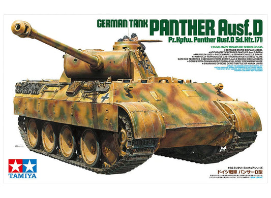 Tamiya 1/35 Military - 1/35 German Panther Ausf.D Tank - 35345 - Product Image