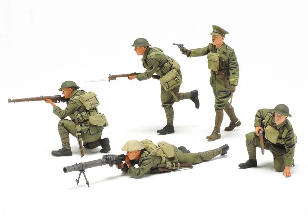 Tamiya WWI British Infantry Set 1/35 Scale Model Kit (35339)