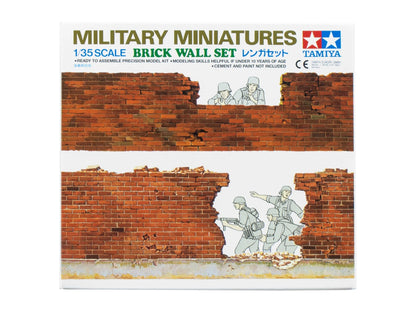 Tamiya 1/35 Military - Brick Wall Set - 35028 - Product Image