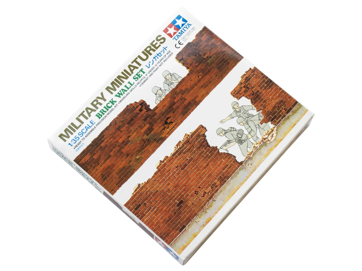 Tamiya 1/35 Military - Brick Wall Set - 35028 - Product Image