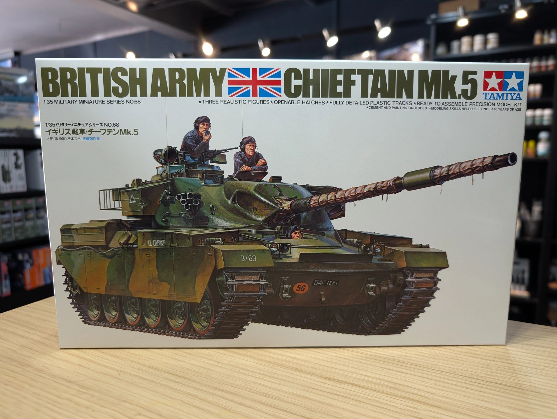 Tamiya British Chieftain Mk.5 Tank 1/35 Scale Model Kit (35068)