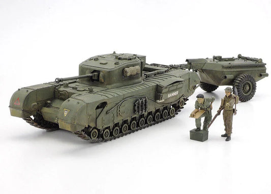 Tamiya British Churchill Crocodile 1/35 Scale Model Kit (35100)