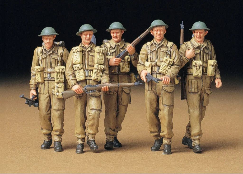 Tamiya British Infantry On Patrol 1/35 Scale Model Kit (35223)