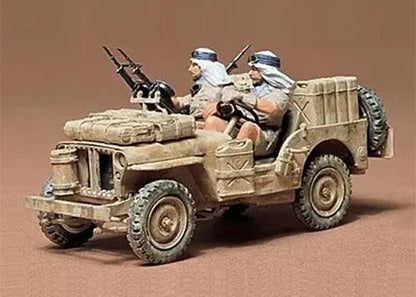 Tamiya British SAS Commando Jeep 1/35 Scale Model Kit (35033)