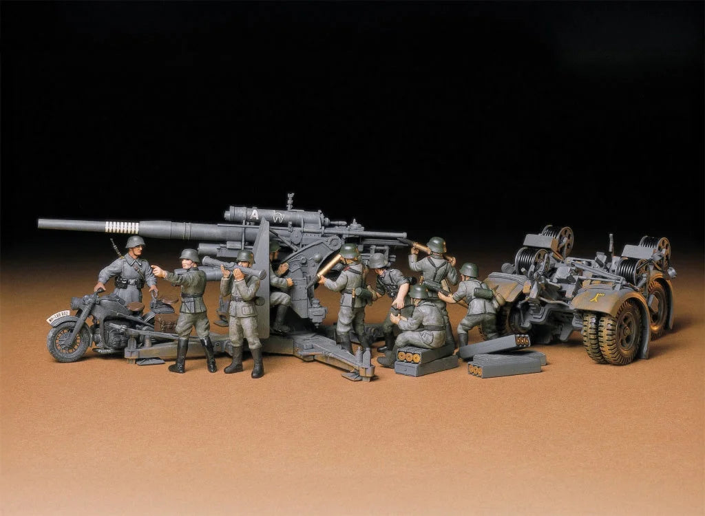 Tamiya 1/35 Military - German 88mm Gun Flak 36/37 - 35017 - Product Image
