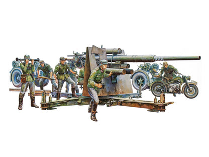 Tamiya 1/35 Military - German 88mm Gun Flak 36/37 - 35017 - Product Image