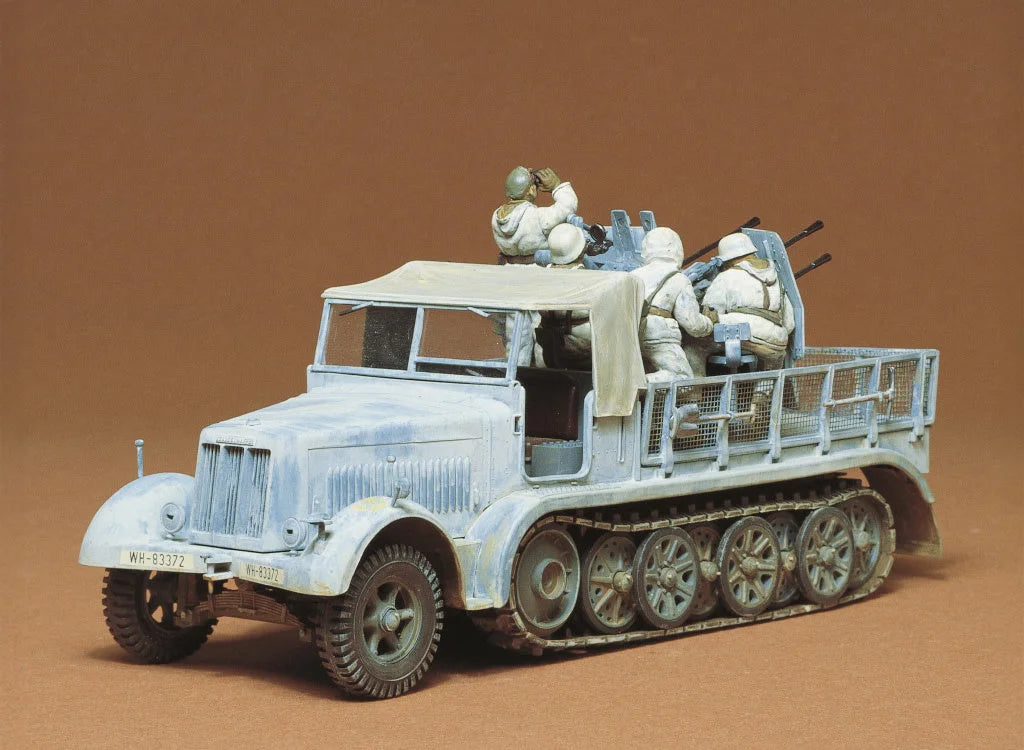 Tamiya 1/35 Military - German Half-Track 20mm Flakvierling Sd.Kfz.7/1 - 35050 - Product Image