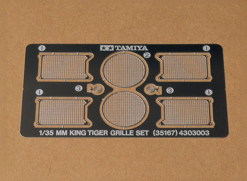 Tamiya 1/35 Military - King Tiger Etched Grille - 35167 - Product Image