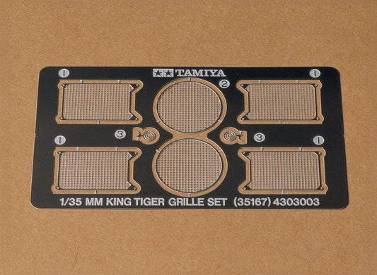 Tamiya 1/35 Military - King Tiger Etched Grille - 35167 - Product Image