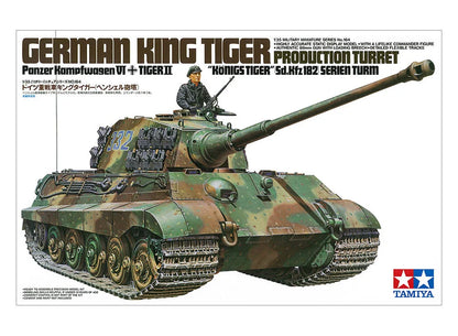 Tamiya 1/35 Military - King Tiger Production Turret - 35164 - Product Image