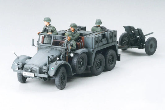 Tamiya 1/35 Military - Krupp Towing Truck with 37mm Pak - 35259 - Product Image