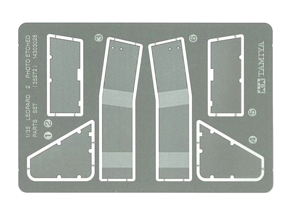 Tamiya 1/35 Military - Leopard 2 Photo Etched Parts Set - 35272 - Product Image