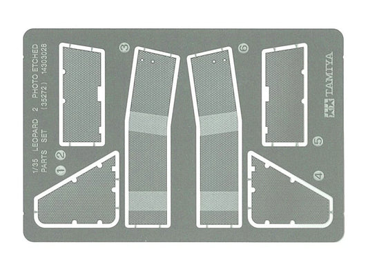 Tamiya 1/35 Military - Leopard 2 Photo Etched Parts Set - 35272 - Product Image