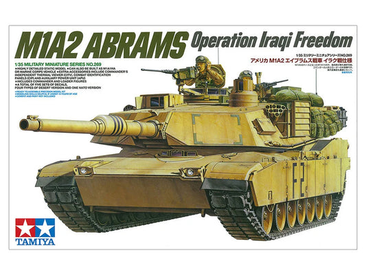 Tamiya 1/35 Military - M1A2 Abrams Tank Operation Iraqi Freedom - 35269 - Product Image