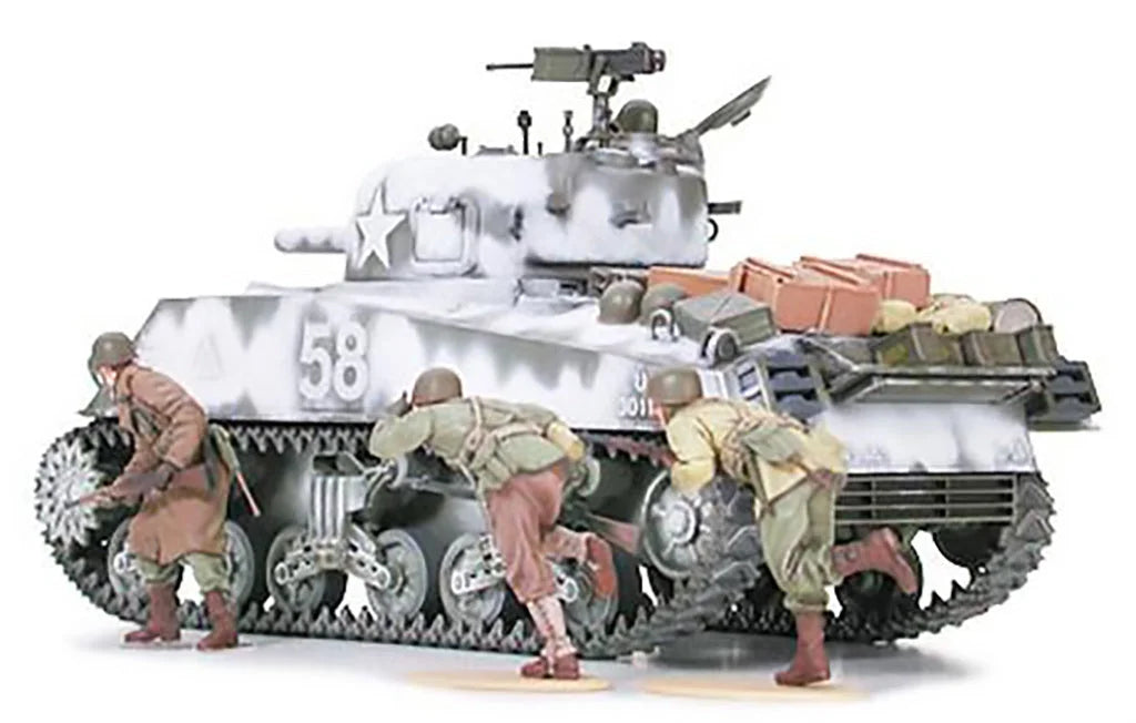 Tamiya 1/35 Military - M4A3 Sherman 105mm Howitzer A.Troop - 35251 - Product Image