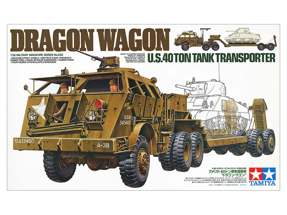 Tamiya 1/35 Military - Tank Transporter Dragon Wagon - 35230 - Product Image
