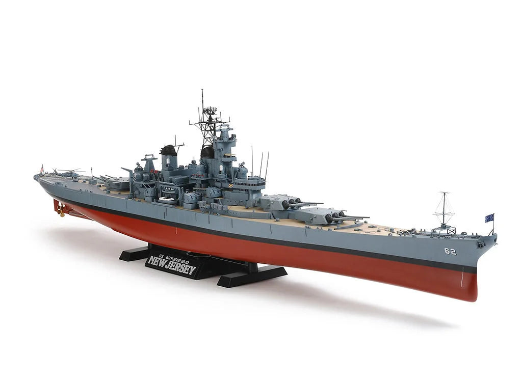 Tamiya 1/350 Ships - 1/350 U.S. Battleship BB-62 New Jersey (with Detail Up Parts) - 78028 - Product Image