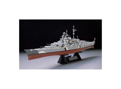 Tamiya 1/350 Ships - German Battleship Bismarck with Stand - 78013 - Product Image