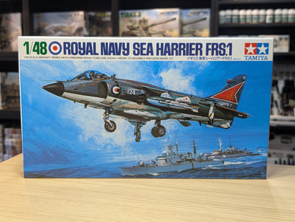 Tamiya Hawker Sea Harrier FRS.1 1/48 Scale Model Kit (61026)