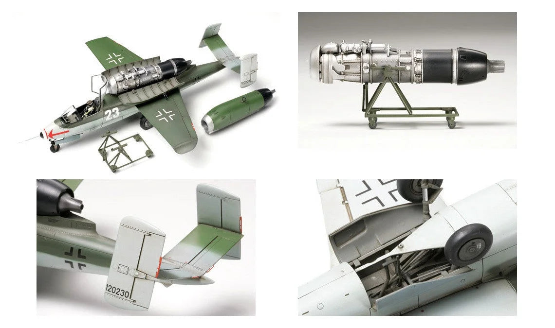Tamiya 1/48 Aircraft - Heinkel He162 A-2 Salamander - 61097 - Product Image