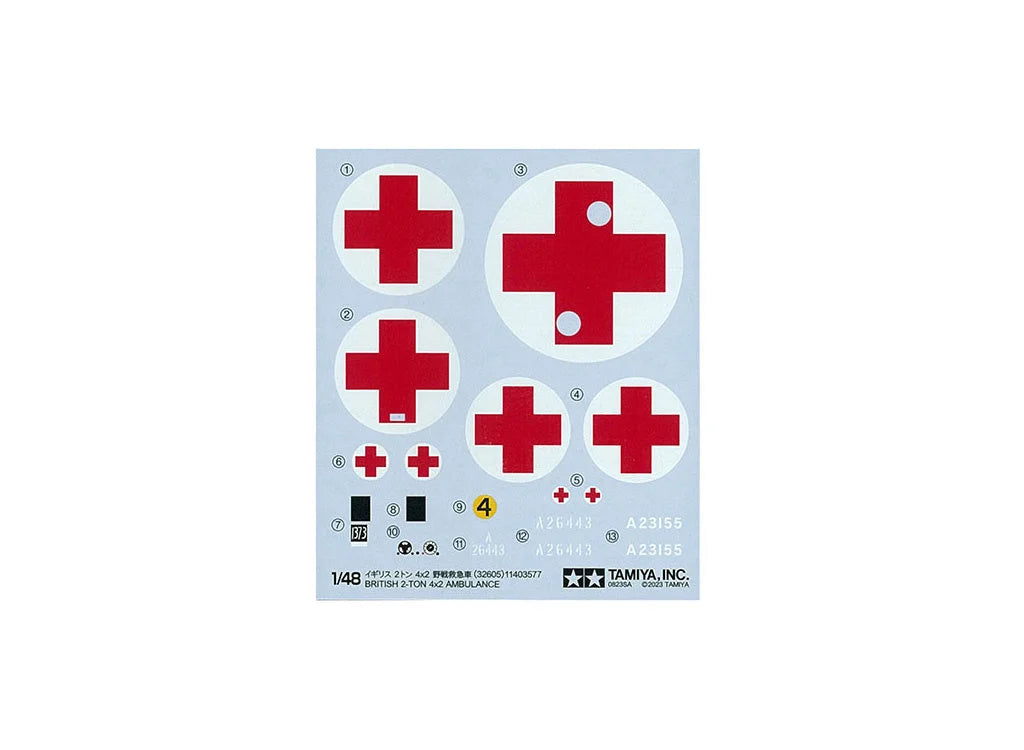 Tamiya 1/48 Military - 1/48 British 2t 4x2 Ambulance - 32605 - Product Image