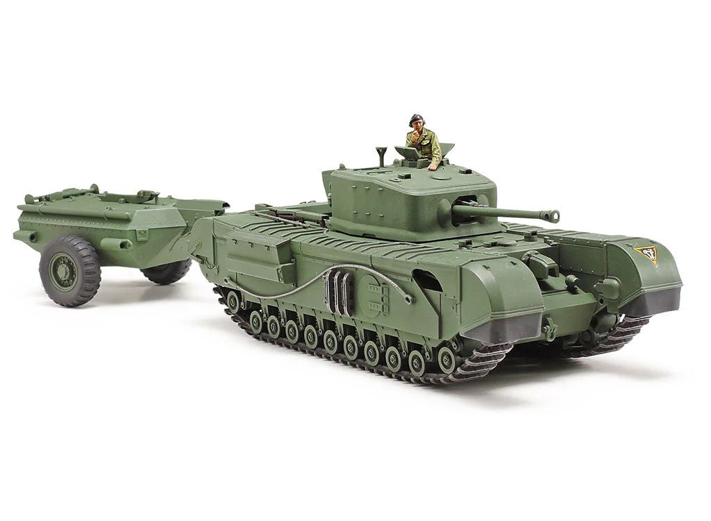 Tamiya 1/48 Military - 1/48 British Churchill Mk.VII Crocodile Tank - 32594 - Product Image