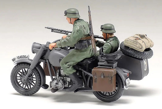 Tamiya 1/48 Military - 1/48 German Bike & Sidecar - 32578 - Product Image