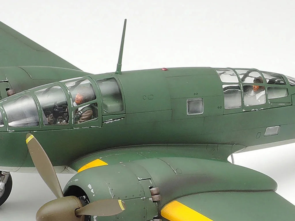 Tamiya 1/48 Military - 1/48 Ki-46 III 100 Aircraft & Kurogane 4x4 Set - 25217 - Product Image