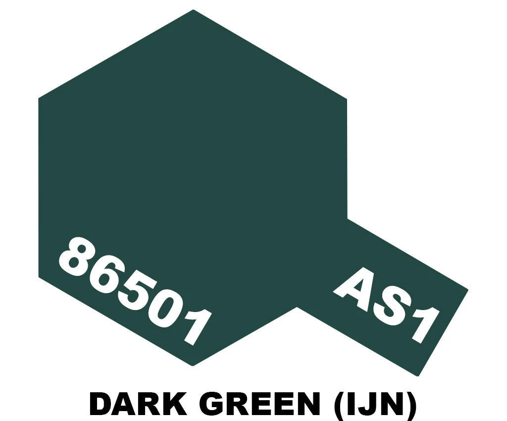Tamiya AS Sprays - AS-1 Dark Green (IJN) - 86501 - Product Image