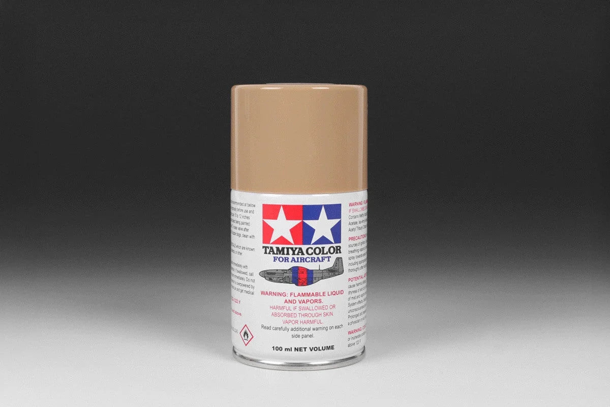 Tamiya AS Sprays - AS-15 Tan (USAF) - 86515 - Product Image