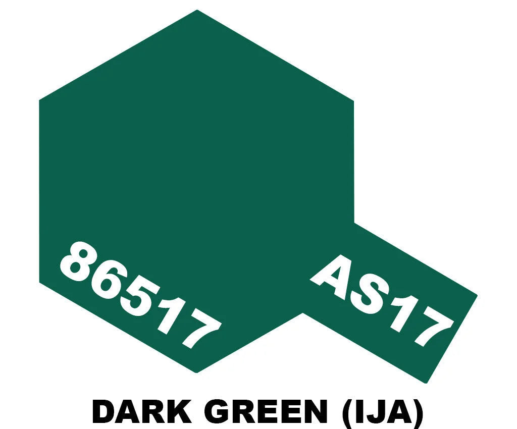 Tamiya AS Sprays - AS-17 Dark Green (IJA) - 86517 - Product Image