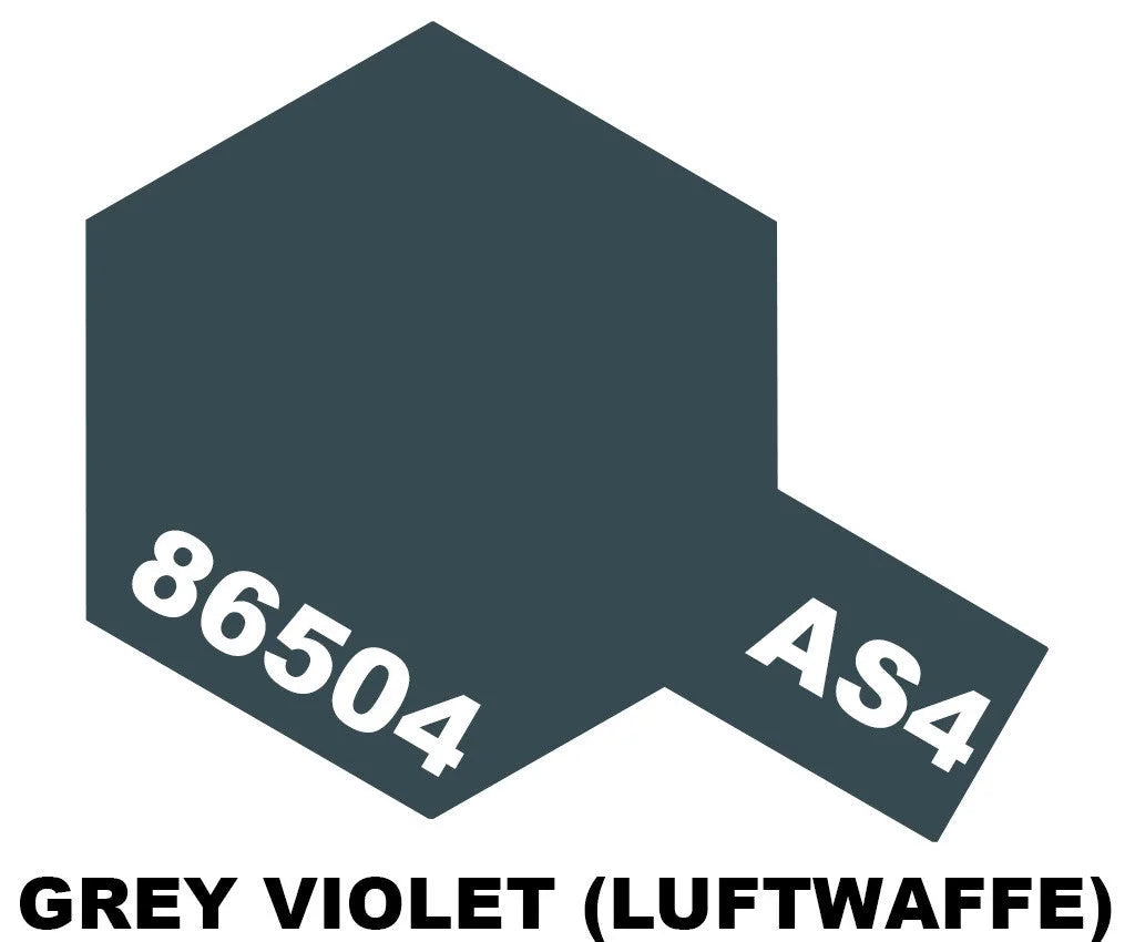 Tamiya AS Sprays - AS-4 Grey Violet (Luftwaffe) - 86504 - Product Image