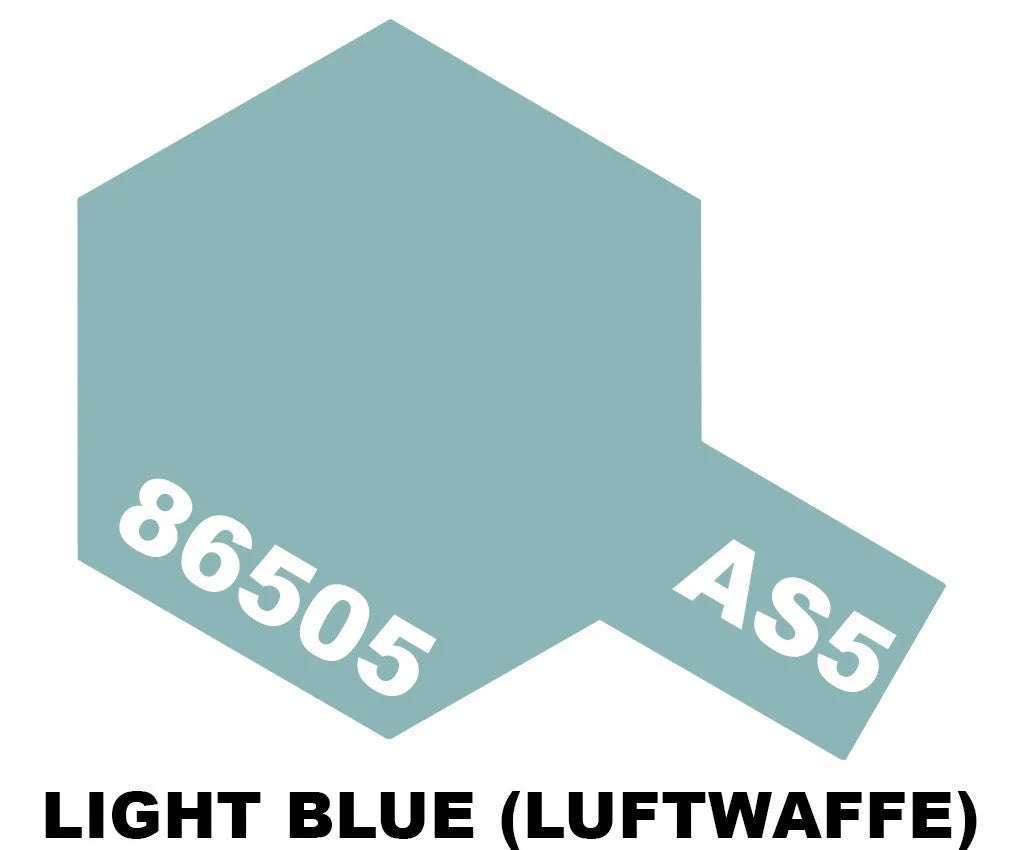 Tamiya AS Sprays - AS-5 Light Blue (Luftwaffe) - 86505 - Product Image