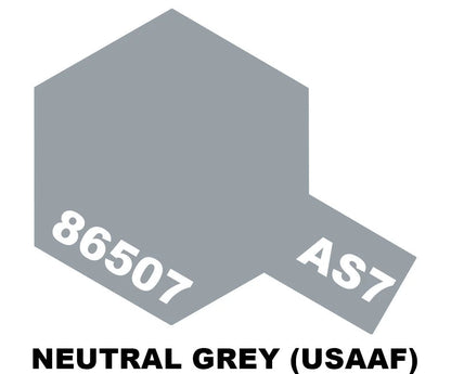 Tamiya AS Sprays - AS-7 Neutral Grey (USAAF) - 86507 - Product Image