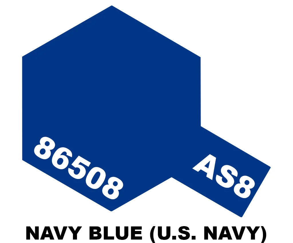 Tamiya AS Sprays - AS-8 Navy Blue (U.S. Navy) - 86508 - Product Image