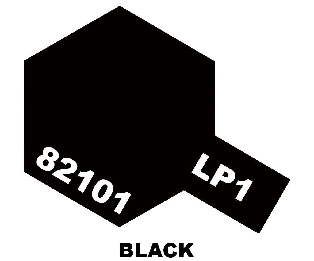 Tamiya LP Paint - LP-1 Black - 82101 - Product Image