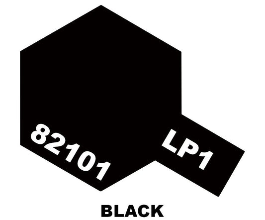 Tamiya LP Paint - LP-1 Black - 82101 - Product Image