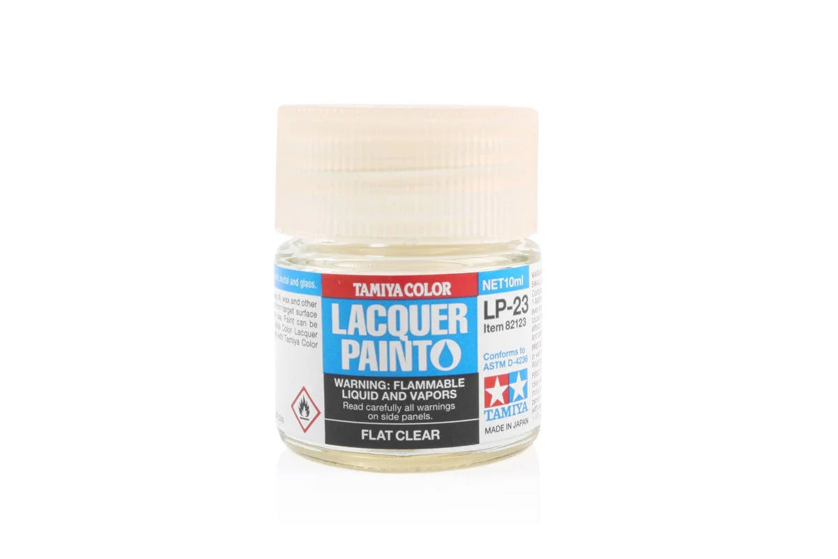 Tamiya LP Paint - LP-23 Flat Clear - 82123 - Product Image