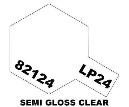 Tamiya LP Paint - LP-24 Semi Gloss Clear - 82124 - Product Image