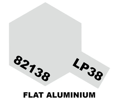 Tamiya LP Paint - LP-38 Flat Aluminium - 82138 - Product Image