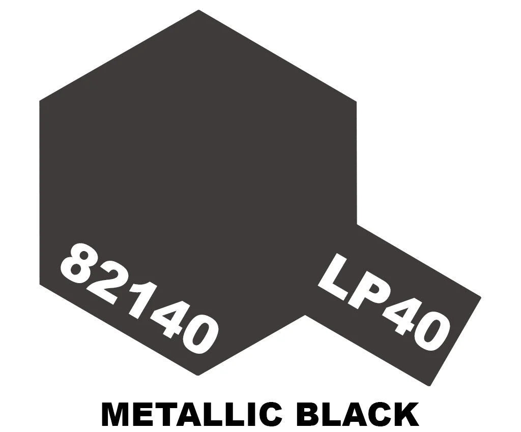 Tamiya LP Paint - LP-40 Metallic Black - 82140 - Product Image