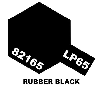 Tamiya LP Paint - LP-65 Rubber Black - 82165 - Product Image