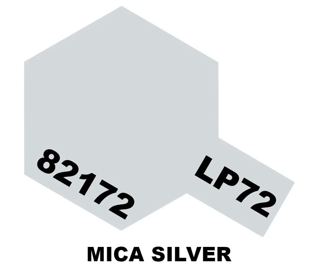 Tamiya LP Paint - LP-72 Mica Silver - 82172 - Product Image