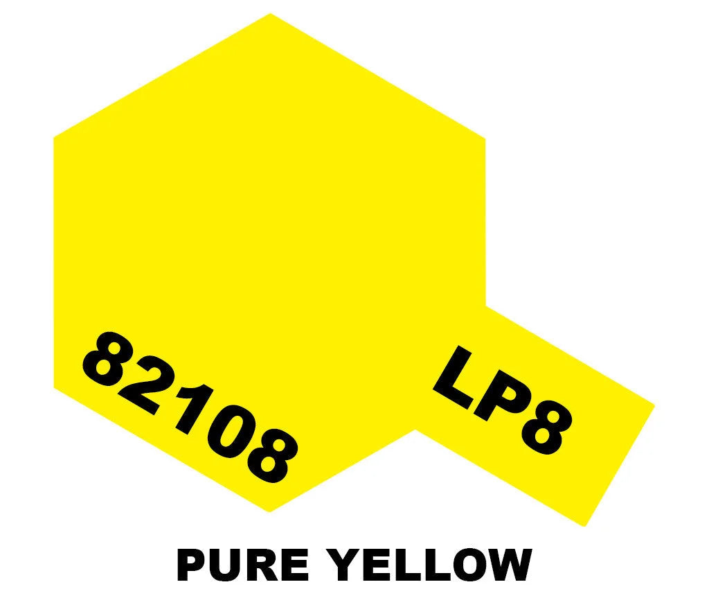 Tamiya LP Paint - LP-8 Pure Yellow - 82108 - Product Image