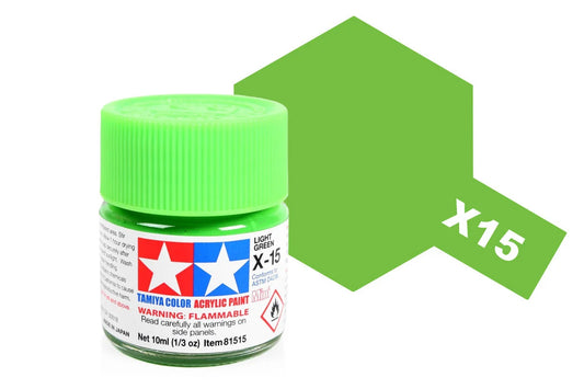 Tamiya Acrylic Mini X-15 Light Green 10ml (81515)