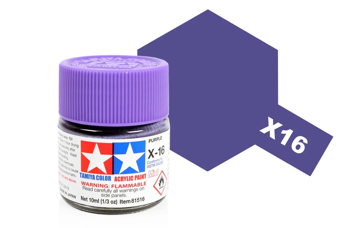 Tamiya Acrylic Mini X-16 Purple 10ml (81516)